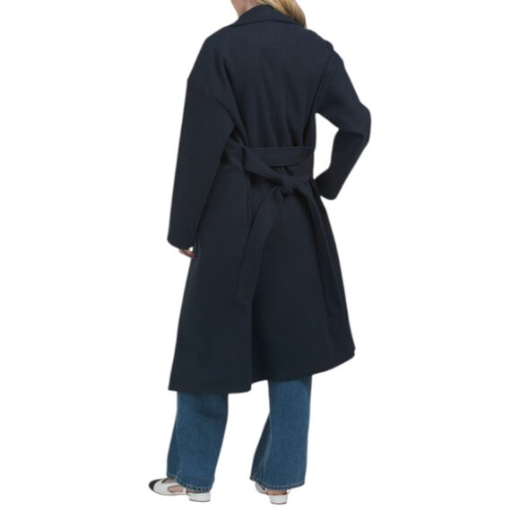 CYRUS Navy Trench Coat - Picture 2 of 2